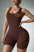 Cheetah licking Romper